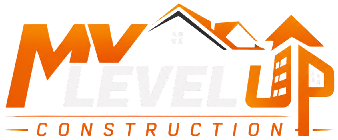 MV Level Up Construction Inc — roofing company logo